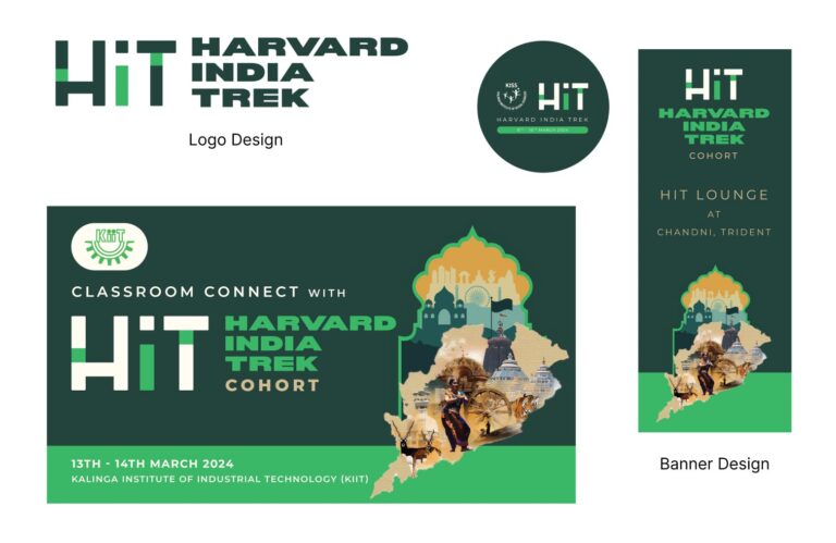 Harvard India Trek logo, posters and event collateral