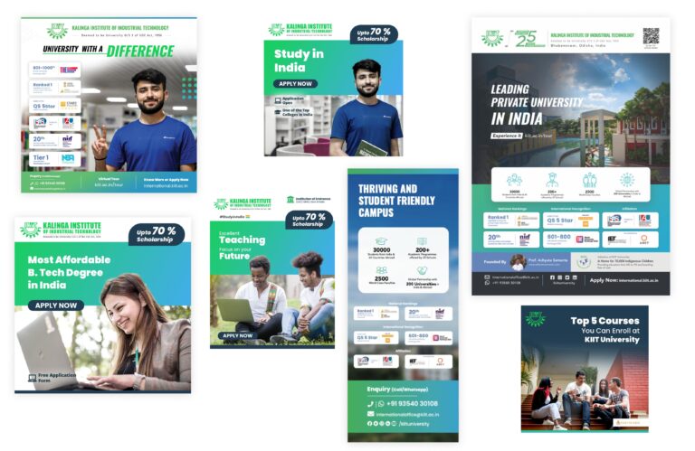 KIIT University global creative campaign design