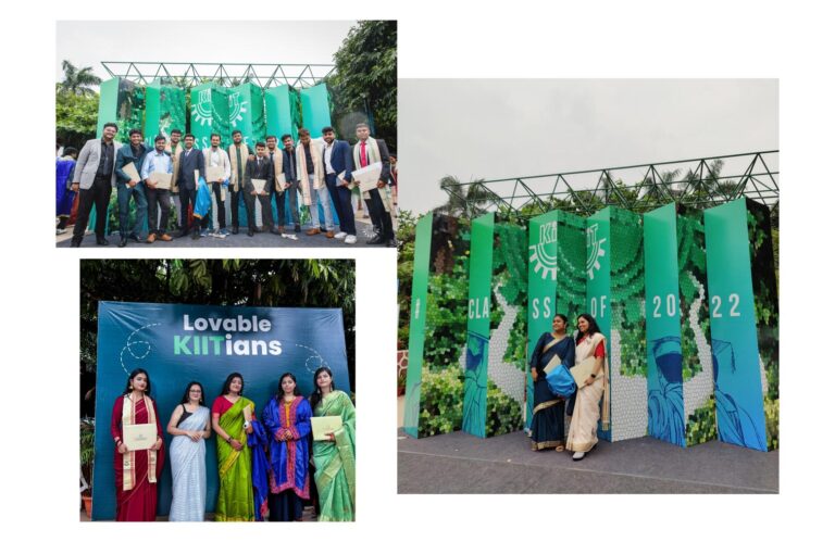 KIIT University convocation event branding