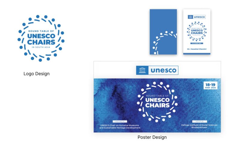 UNESCO Chairs logo, poster and branding collateral